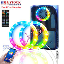 For Ps5 Console Rgb Led Light Strip Diy Sync Music 8 Colors 400 Effects Decor - £27.96 GBP