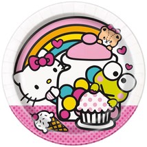 Hello Kitty and Friends Dessert Plates Birthday Party Tableware 8 Per Pa... - £3.89 GBP