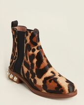 LOUISE ET CIE  Zeopard &amp; Black Valtina Ankle Boots - Size 7.5M - €61,71 EUR