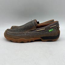 Twisted X MDMS012 Mens Brown Moc Toe Slip On Driving Loafer Shoes Size 10.5 W - £45.40 GBP