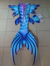 Fairy Mermaid Tail Swimmable Royal Blue Mermaid Costumes Swimming mermai... - $99.99