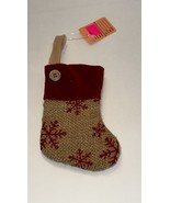 Stocking Christmas Mini Burlap  Treat - $132.08 MXN