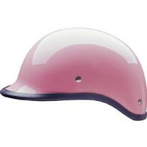 Biker Helmet, HCI 105-214 Pink Polo DOT Motorcycle Helmet - ABS Shell 10... - $49.49+