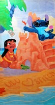 Lilo &amp; Stitch Beach Towel measures 29 x 59 inches - $16.78