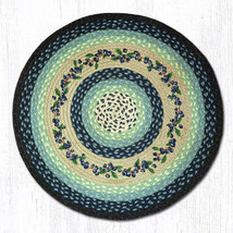 Earth Rugs RP-312 Blueberry Vine Round Patch 27&quot; x 27&quot; - £38.71 GBP
