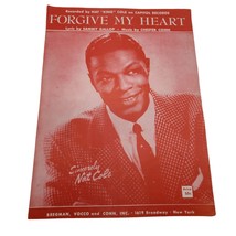 Nat King Cole Forgive My Heart Sheet Music Book - $11.00