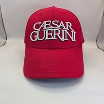 Caesar Guerini Red Baseball Hat Veni Vidi Vici Adjustable Cap Cotton - $24.99