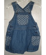 EXCELLENT BABY GIRLS OSHKOSH genuine kids BLUE JEAN JUMPER DRESS  SIZE 1... - $21.67 CAD