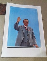 amazing poster of communist propaganda PPSH-ENVER HOXHA DICTATOR-37x26 c... - £31.19 GBP