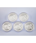 Lot of 5 2012 Australia Silver 1oz Koalas (BU Condition) in Capsules KM#... - €486,70 EUR Lot of 5 2012 Australia Silver 1oz Koalas (BU Condition) in Capsules KM#... - €486,70 EUR