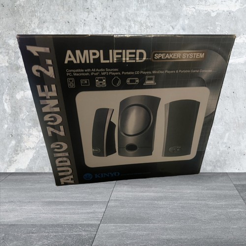 Kinyo Audio Zone 2.0 Amplified Speaker System - PC, Mac Portable Audio a... - $7.70