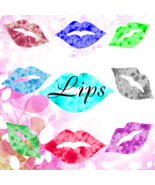 Color Flower Lips-Digital Clipart-Art Clip-Gift Cards-Banner-Gift Tag-Je... - €4,28 EUR