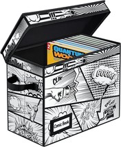 Comic Book Storage Box BCW Collapsible Stackable Short Case Holds Up To 180 Art - £24.78 GBP