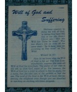 Nice Vintage Christian Paper Pamphlet, Will of God and Suffering, 1940s ... - $5.41 CAD