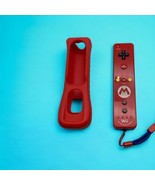 Nintendo Wii Motion Plus Remote Mario Edition Wiimote RVL-036 w/ Red Sleeve - £23.73 GBP