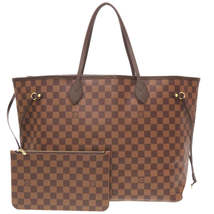 Louis Vuitton Damier Neverfull GM Tote Bag Handbag Brown - £2,852.08 GBP