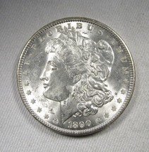 1890 Silver Morgan Dollar UNC Coin AN360 - £50.64 GBP