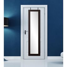 BrandtWorks Matte Black Over the Door Full Length Mirror - 21.5x71 - $423.43
