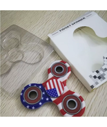 USA American Flag Fidget Spinner EDC Torqbar Toys - 1x w/Random Color an... - £5.36 GBP