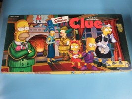 2002 Simpsons Clue Board Game - 2ND Edition - Complete - Never Used - $14.80