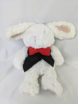 Magician White Rabbit Plush 11 Inch Felt Vest Tie Stuffed Animal Toy - $10.95