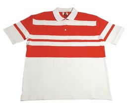 Bally men's striped polo shirt Bone/orange - $174.00