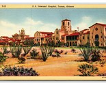 US Veterans Hospital Tucson Arizona AZ UNP Linen Postcard N21 - $2.92