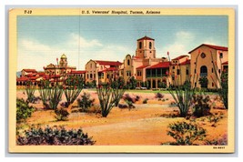 US Veterans Hospital Tucson Arizona AZ UNP Linen Postcard N21 - £2.32 GBP