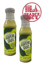 X2 BOTTLES  Trader Joe&#39;s Jalapeno Sauce 10oz  - $18.23