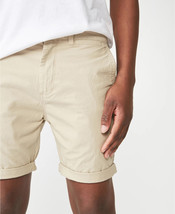 Cotton On Men - Washed Chino Short in Stone-Size 28 - $19.94