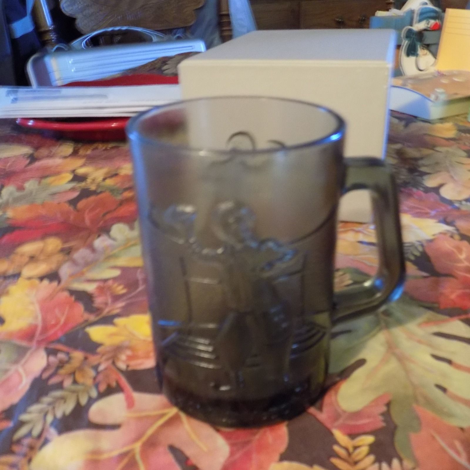 Ronald McDonald Playing Football Collector Series Smoke glass cup coffee... - $4.99