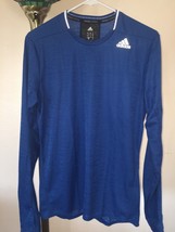 Men&#39;s Adidas Supernova Blue Long Sleeve Climalite Running Shirt Sz Small **MINT - £21.79 GBP