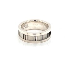 Tiffany &amp; Co Estate Sterling Silver Ring Size 4.25, 5.2 Grams TIF182 - £236.57 GBP
