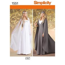 Simplicity 1551 Women's Elf Halloween and Cosplay Costume Sewing Pattern, Sizes  - £15.17 GBP