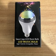 Smart App LED Music Bulb LED Smart Light Bulb Night Light NEW - £9.70 GBP