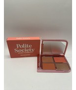 Polite Society Go Flush Yourself Blush &amp; Glow Face Palette 0.44 oz - £26.10 GBP