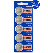 Murata CR2032 Battery 3V Lithium Coin Cell (500 Count) - Replaces Sony CR2032 - £231.75 GBP