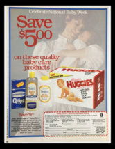 1984 Kleenex Celebrate National Baby Week Circular Coupon Advertisement - £14.91 GBP