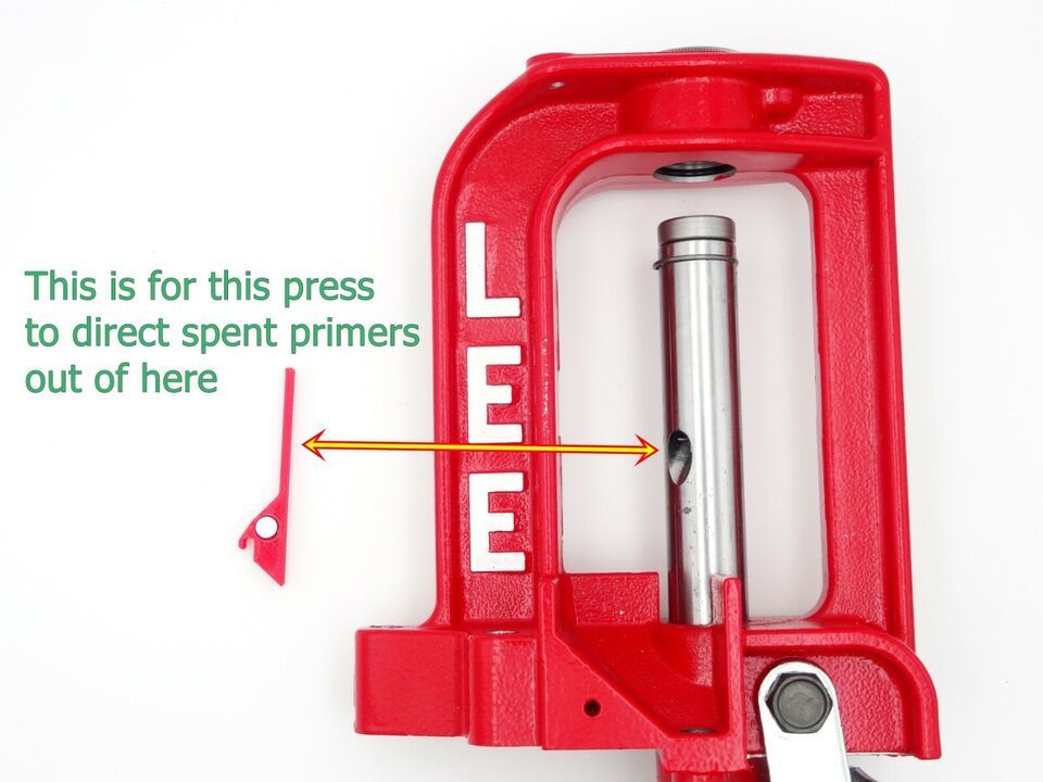 Lee Breech lock challenger spent primer ram slot plug. Primer director - $5.81