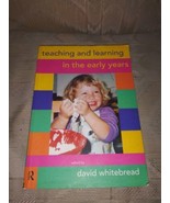 Teaching &amp; Learning In The Early Years 1997 Edited By David Whitebread P... - £7.78 GBP