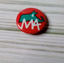 Vintage 1994 American Girl Grin Pin Massachusetts Pleasant Company 1 Inch - $3.73