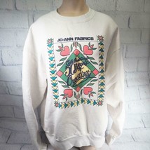 Vintage Joann Tissus Normcore 1990&#39;s Sweat Femmes Taille XL - $79.91