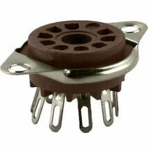 NEW - 9 Pin Belton Socket, Bottom Mount Micalex .75" chassis hole - $2.23