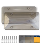 2Pcs Tinted License Plate Cover - Durable ABS Clear Protector for US Veh... - $537.13 MXN