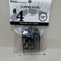 1/2” Wahl Attachment Clipper Guide Comb Guard 13mm #4 Black Genuine Vint... - $9.74