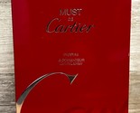 Must De Cartier Parfum Spray 1 oz in Original Box w/ Dust Pouch ~ Rare! - $212.84