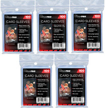 Ultra Pro 2 5/8 X 3 5/8 Card Soft Sleeves- Set of 5 (500 sleeves total) - £14.30 GBP