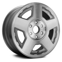 Wheel For 2004-07 Chevrolet Silverado 1500 17x7.5 Alloy 5 Spoke 6-139.7mm Silver - £260.68 GBP