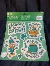 11 Vintage Reusable Window Static Clings Easter St Patrick’s Day Thanksg... - $16.10