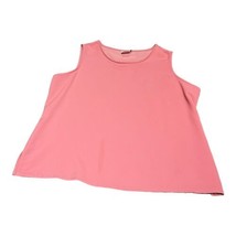 Bon Worth Women’s Size LP Sleeveless Tank Top Pink Blouse Shirt Petite Large - £15.02 GBP